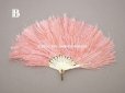 画像7: ＊蚤の市＊1900年代 アンティーク 小さな姉妹用　淡いピンクのフェザーの小さなファン 