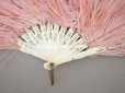 画像9: ＊蚤の市＊1900年代 アンティーク 小さな姉妹用　淡いピンクのフェザーの小さなファン 
