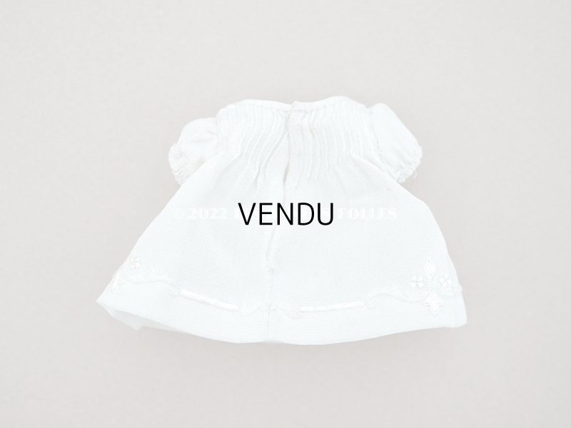 画像7: 【クリスマスセール2022対象外】アンティーク  ドールベッド & ドールドレスのセット ベビードール用　手縫い＆手刺繍＆手編みのレース