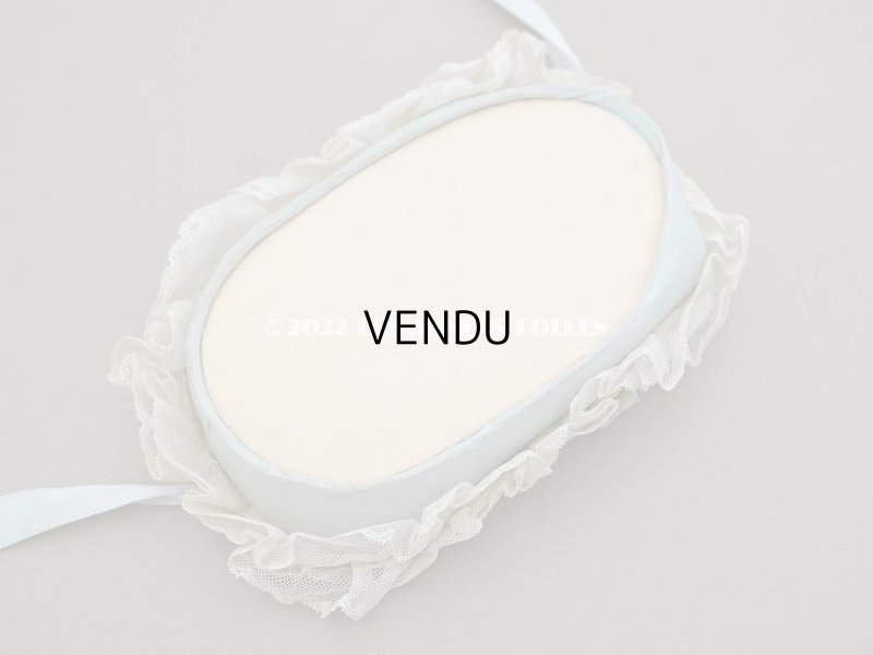 画像20: 【クリスマスセール2022対象外】アンティーク  ドールベッド & ドールドレスのセット ベビードール用　手縫い＆手刺繍＆手編みのレース