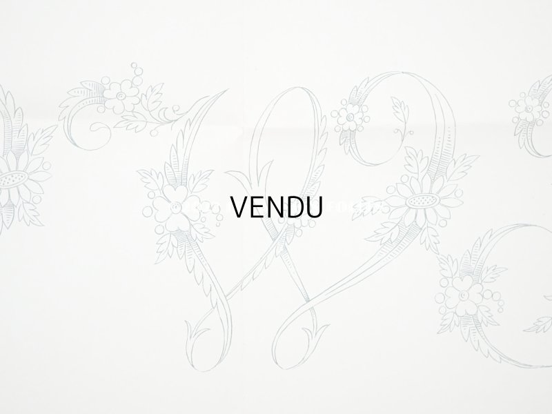 画像8: 19世紀末 アンティーク 大きな刺繍図案 65×50cm - JOURNAL DES DEMOISELLES -