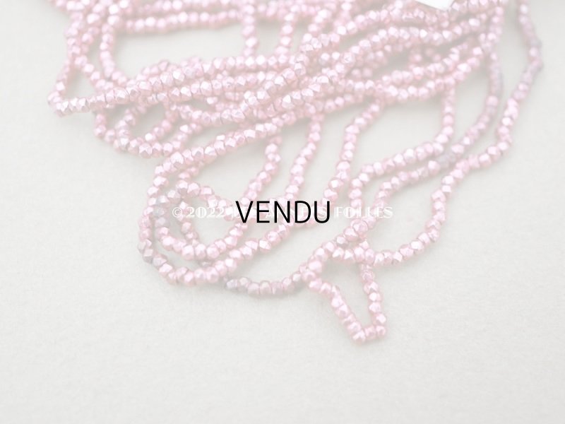 画像3: 1900年代 アンティーク メタル製 カット入り ビーズ ピンク メタルビーズ P6