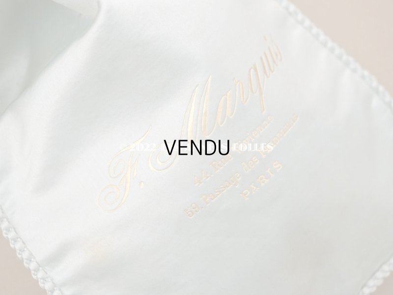 画像4: 1900年頃 アンティーク 【 ショコラ・フランソワ・ マルキ 】　のお菓子袋  シルク製 - CHOCOLAT FRANCOIS MARQUIS PARIS -