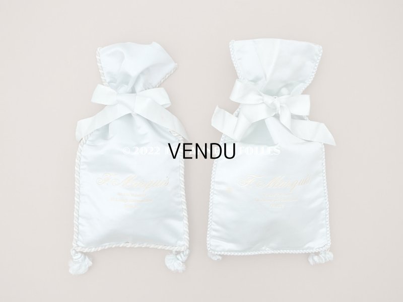 画像8: 1900年頃 アンティーク 【 ショコラ・フランソワ・ マルキ 】　のお菓子袋  シルク製 - CHOCOLAT FRANCOIS MARQUIS PARIS -