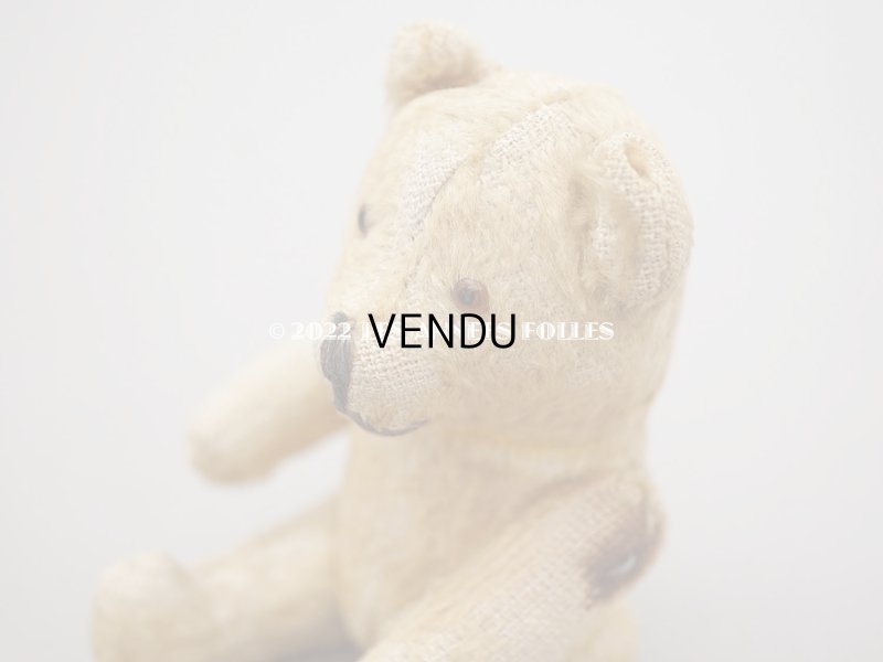 画像6: アンティーク とても小さなベア グラスアイ　ベージュ