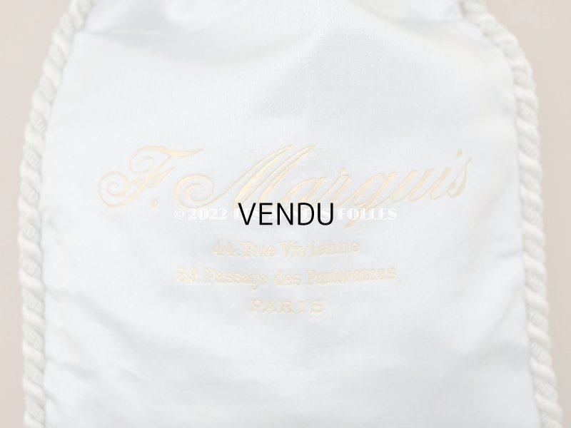 画像4: 1900年頃 アンティーク 【 ショコラ・フランソワ・ マルキ 】 のお菓子袋  シルク製 - CHOCOLAT FRANCOIS MARQUIS PARIS -