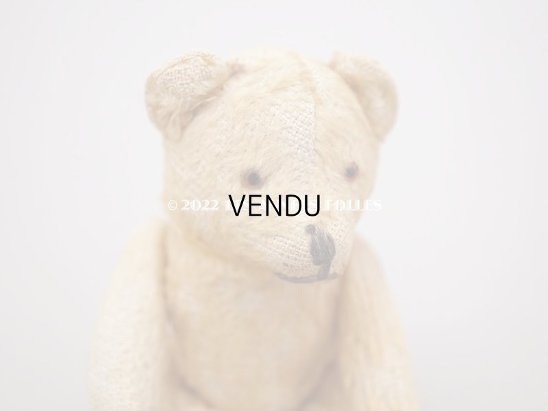 画像4: アンティーク とても小さなベア グラスアイ　ベージュ