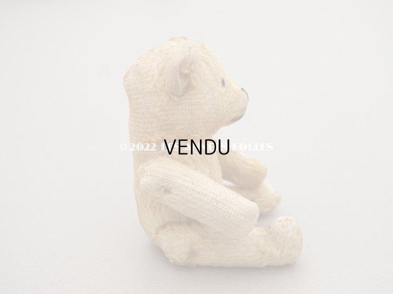 画像3: アンティーク とても小さなベア グラスアイ　ベージュ