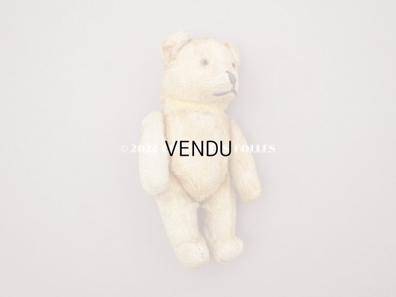 画像7: アンティーク とても小さなベア グラスアイ　ベージュ