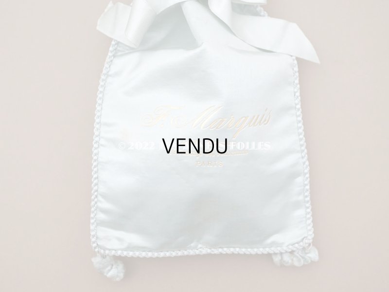 画像3: 1900年頃 アンティーク 【 ショコラ・フランソワ・ マルキ 】　のお菓子袋  シルク製 - CHOCOLAT FRANCOIS MARQUIS PARIS -