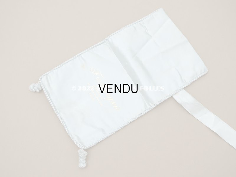 画像6: 1900年頃 アンティーク 【 ショコラ・フランソワ・ マルキ 】　のお菓子袋  シルク製 - CHOCOLAT FRANCOIS MARQUIS PARIS -