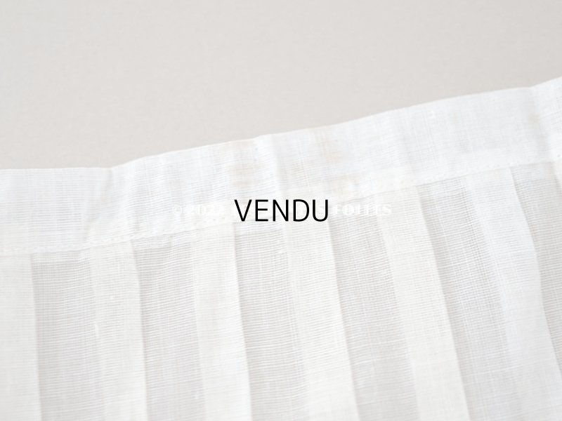 画像3: 1900年代 アンティーク 幅広 ドレスの裾  プリーツ入り レース付き 幅18cm　 エクリュ