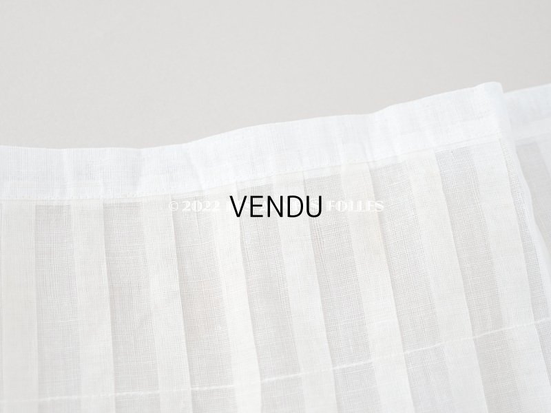 画像7: 1900年代 アンティーク 幅広 ドレスの裾  プリーツ入り レース付き 幅18cm　 エクリュ