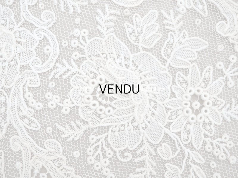 画像7: アンティーク ポワンドローズ  結婚式のハンカチ イニシャル刺繍入り 【ポワン・ド・ローズ】 【ポワン・ド・ガーズ】