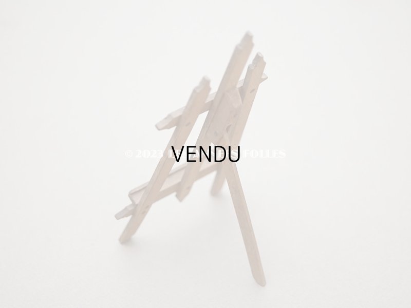 画像6: アンティーク 木製 ミニチュア キャンバススタンド