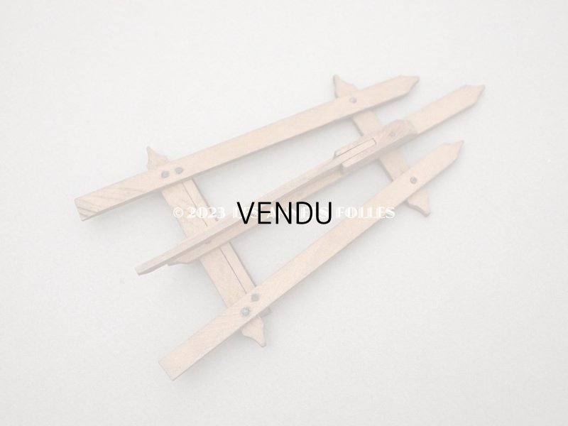 画像7: アンティーク 木製 ミニチュア キャンバススタンド