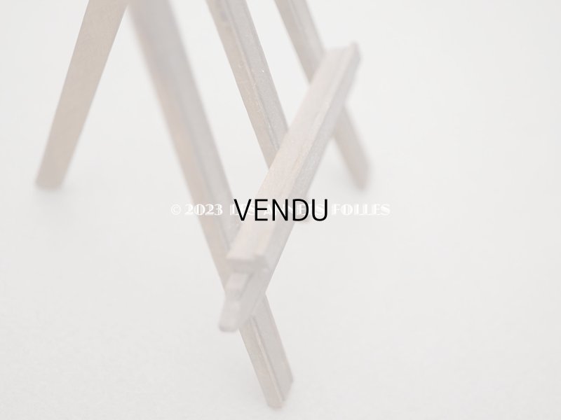 画像5: アンティーク 木製 ミニチュア キャンバススタンド