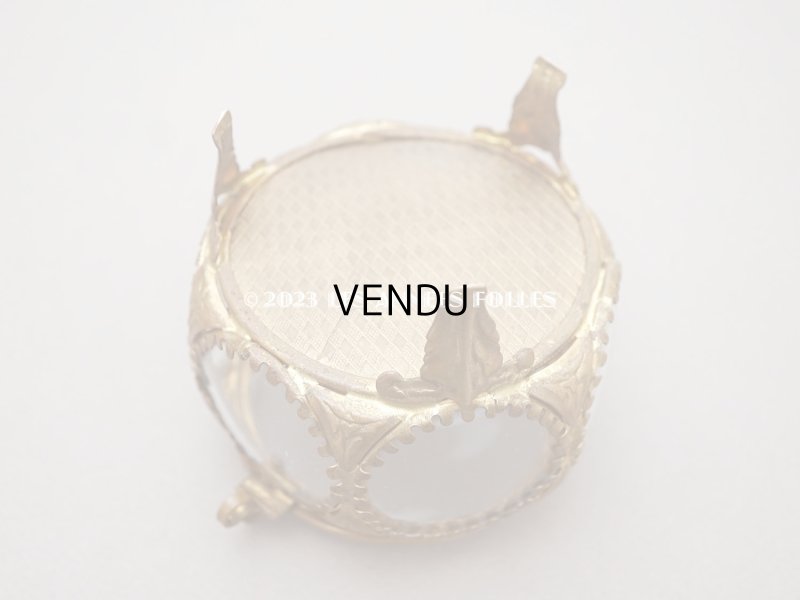 画像7: 19世紀末 アンティーク ジュエリーボックス 　スモーキーなピーチピンク シルク製クッション　