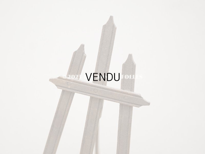 画像3: アンティーク 木製 ミニチュア キャンバススタンド