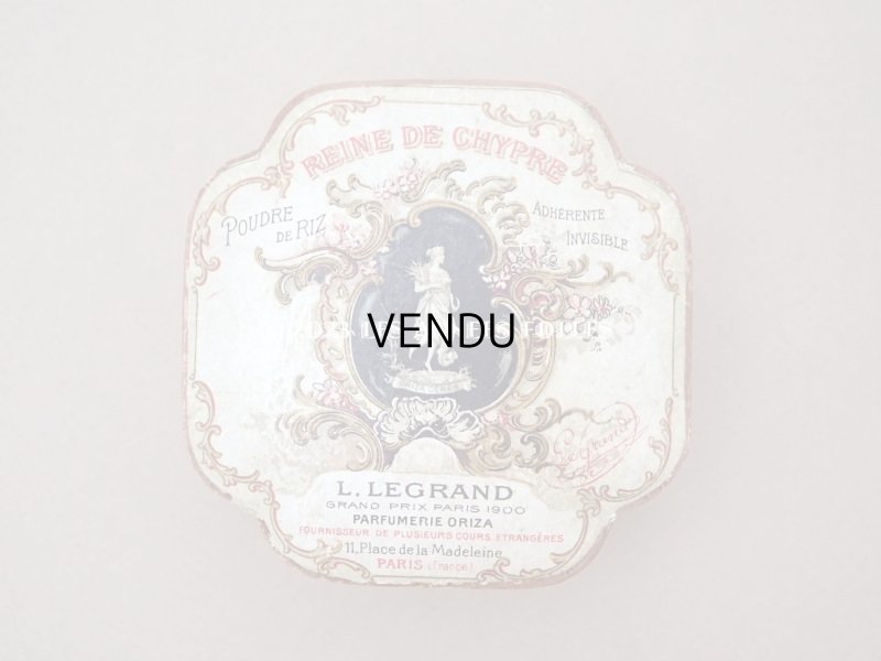 画像2: アンティーク パウダーボックス REINE DE CHYPRE - L.LEGRAND PARIS -