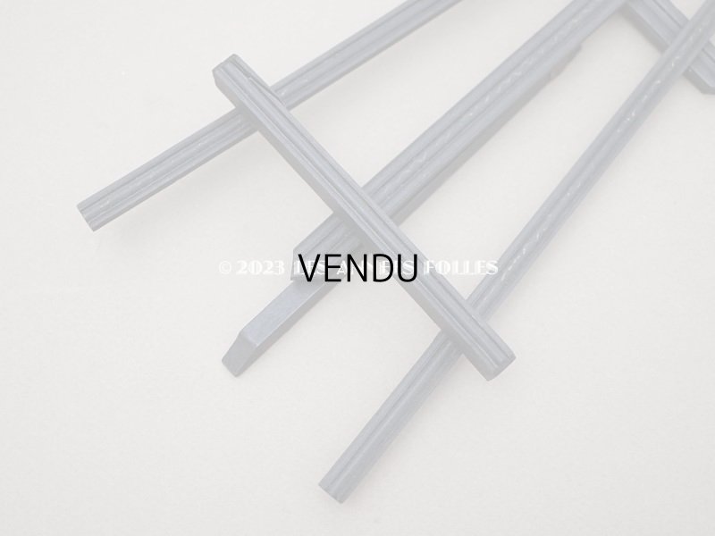 画像7: アンティーク 木製 ミニチュア キャンバススタンド 黒