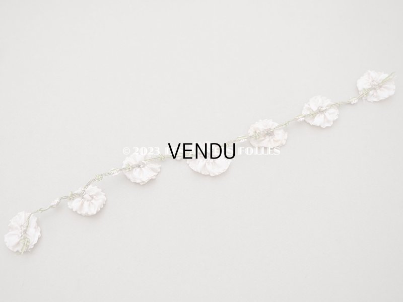 画像7: 未使用 1920年代 アンティーク 大きな薔薇のロココトリム ロココリボン パウダーピンク 