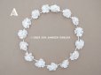 画像2: アンティーク 薔薇の布花のティアラ 花冠 初聖体 (2)