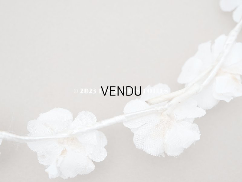 画像4: アンティーク 薔薇の布花のティアラ 花冠 初聖体