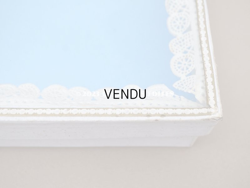 画像4: アンティーク プレザントワール 硝子の蓋のショーケース 初聖体の腕章入れ