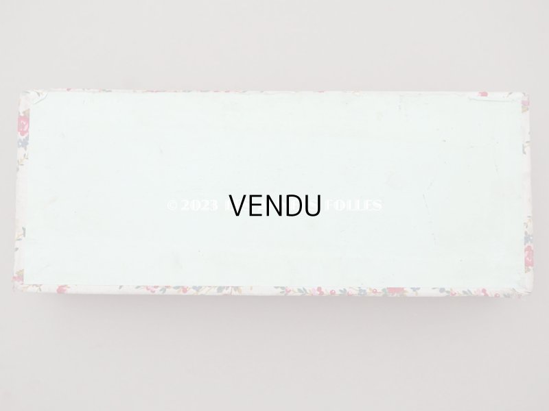 画像5: 1900年代 アンティーク 薔薇の花かご＆薔薇のガーランド　カルトナージュボックス