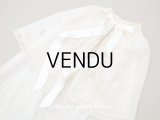 1900年代 アンティーク 小さな女の子用 レース＆シルク製ケープ　着丈56cm