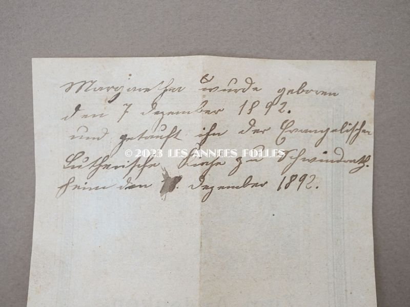 画像11: 1892年 アンティーク 封筒型 立体カニヴェ