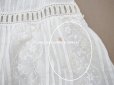 画像16: アンティーク 洗礼式のベビードレス 小花模様の手刺繍＆手縫い