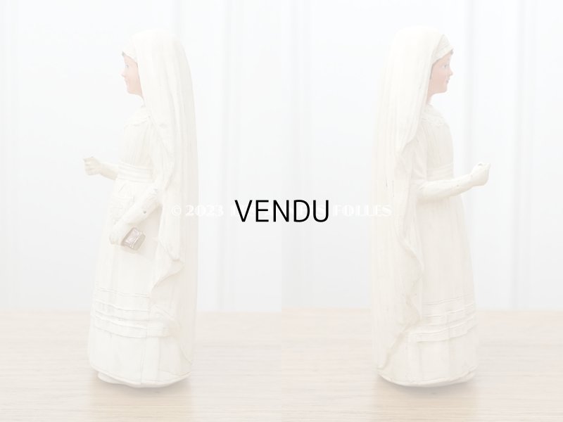 画像3: アンティーク 初聖体の少女 セルロイド製 人形 大きなサイズ