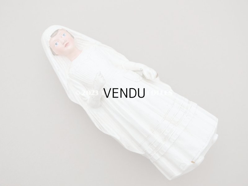 画像5: アンティーク 初聖体の少女 セルロイド製 人形 大きなサイズ