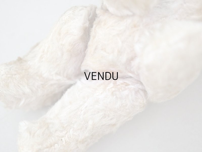 画像11: アンティーク 水色の耳 とても小さなピンクのベア グラスアイ