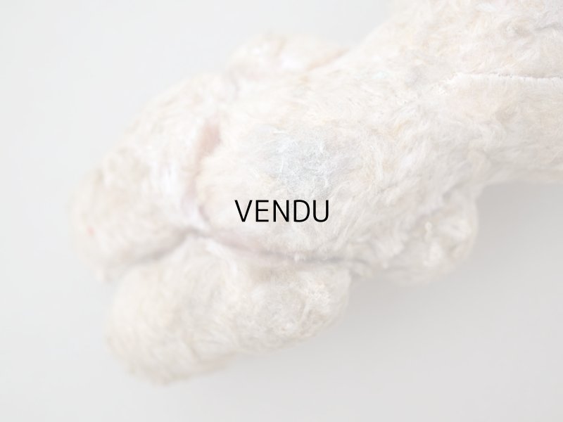 画像9: アンティーク 水色の耳 とても小さなピンクのベア グラスアイ