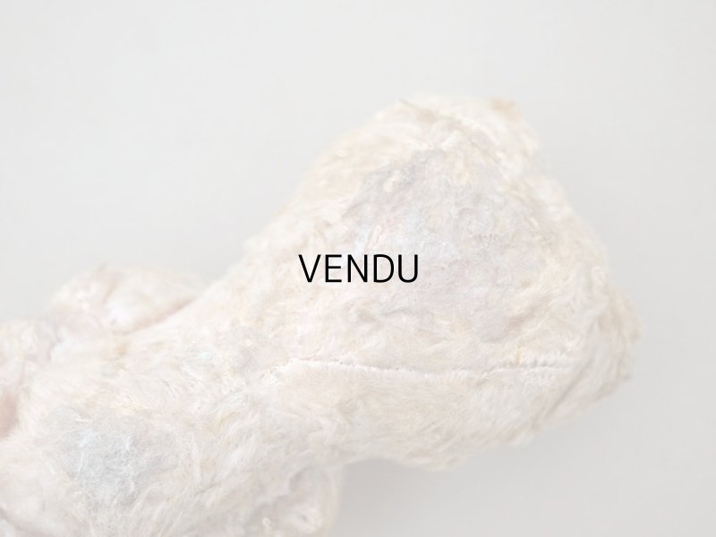 画像10: アンティーク 水色の耳 とても小さなピンクのベア グラスアイ