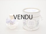 アンティーク 菫の小さなパフュームボックス＆ボトル  ESSENCE VIOLETTES DE TOULOUSE - BERDOUES FRANCE -