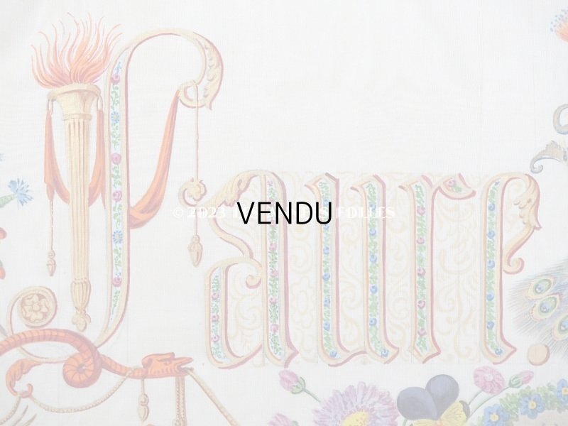 画像9: 19世紀 新品同様 アンティーク 箱入り　シルク製 ハンキーケース ハンドペイント ハンカチ用ポシェット 