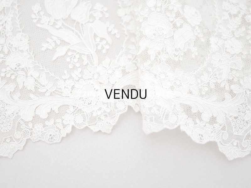 画像18: 19世紀 アンティーク  アランソンレース 幅広 0.8m　14cm幅　ミュージアムピース