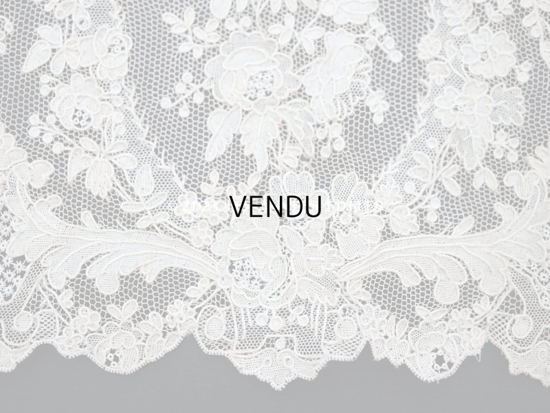 画像9: 18世紀末~19世紀初頭 アンティーク  アランソンレース 幅広 1.6m　14cm幅　ミュージアムピース