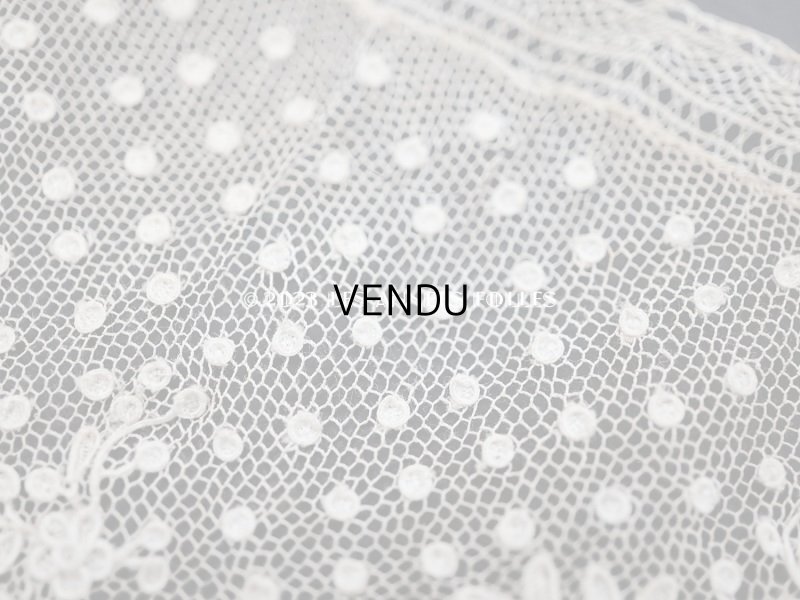 画像5: 18世紀末~19世紀初頭 アンティーク  アランソンレース 幅広 1.6m　14cm幅　ミュージアムピース