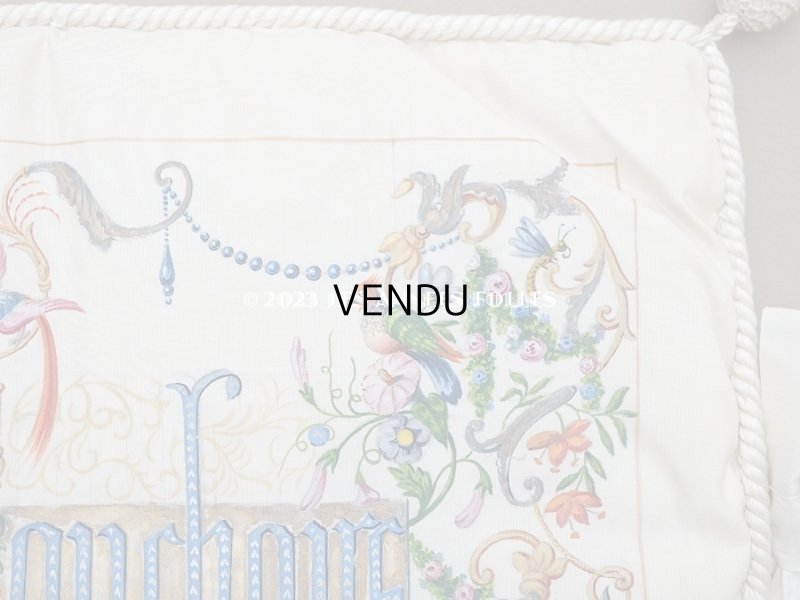 画像5: 19世紀 新品同様 アンティーク 箱入り　シルク製 ハンキーケース ハンドペイント ハンカチ用ポシェット 