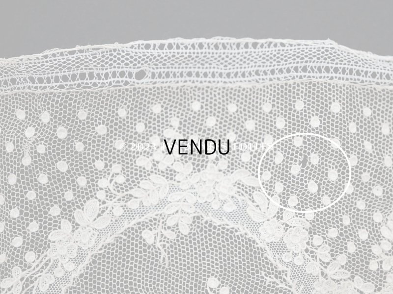 画像13: 19世紀 アンティーク  アランソンレース 幅広 0.8m　14cm幅　ミュージアムピース