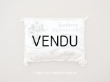 19世紀末 アンティーク  シルク製クッション LYONのシルク専門店 SOIERIES CACHEMIRES DES INDES DENTELLES - MARIX FRERES JEUNES -