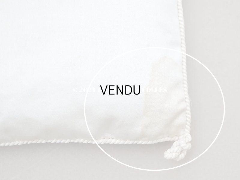 画像7: 19世紀末 アンティーク  シルク製クッション LYONのシルク専門店 SOIERIES CACHEMIRES DES INDES DENTELLES - MARIX FRERES JEUNES -