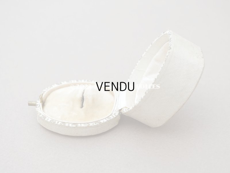 画像6: アンティーク リング用 ジュエリーボックス　金彩入り オフホワイト　リングボックス