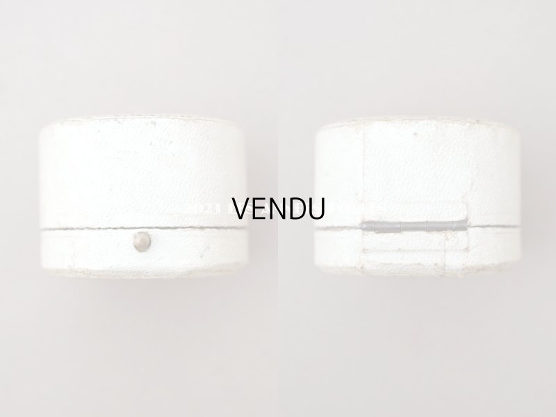 画像4: アンティーク リング用 ジュエリーボックス　金彩入り オフホワイト　リングボックス