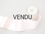 アンティーク ボンマルシェ百貨店 シルクサテンのリボン 3m ローズピンク ROSE 2   - AU BON MARCHE -